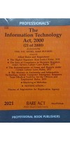 Information Technology Act, 2000 Alongwith Rules & Regulations 2021 Edition By Professional Book Publishers 