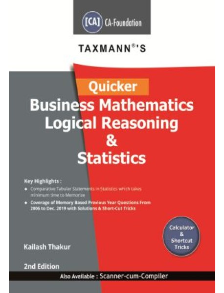 Quicker Business Mathematics Logical Reasoning & Statistics Quicker Business Mathematics Logical Reasoning & Statistics
